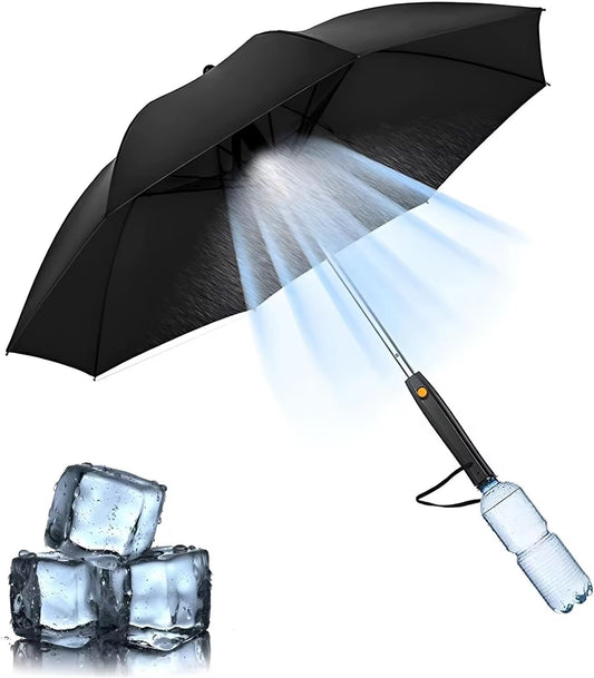 Sun umbrella with Cooling System